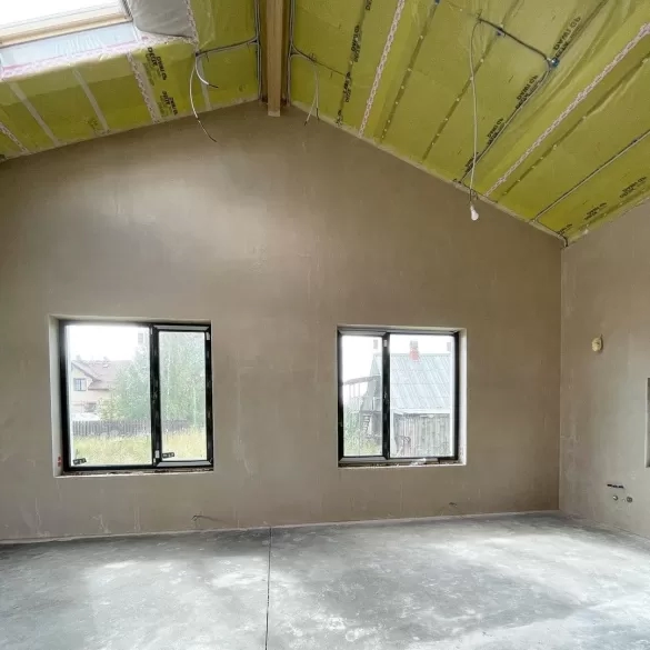 Машинная штукатурка ПОСЛЕ