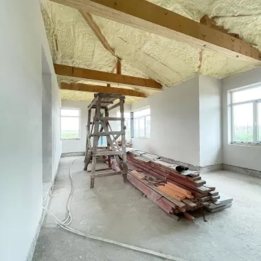 Штукатурка коттеджа в Зазимье - фото №1