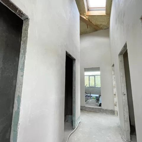 Штукатурка коттеджа в Зазимье - фото №3