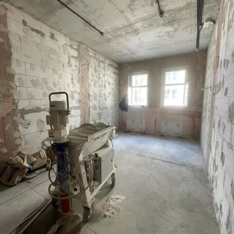 Машинная штукатурка на Лесной - фото №7