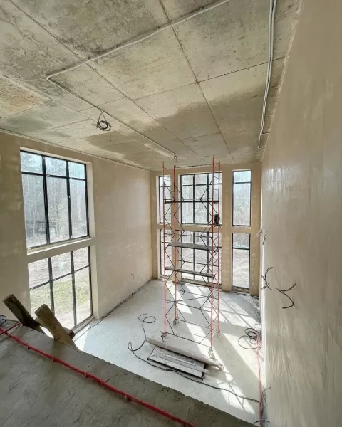 Штукатурка на Борщаговке с бассейном - фото №1