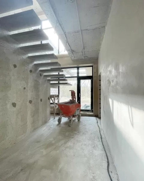 Штукатурка на Борщаговке с бассейном - фото №3